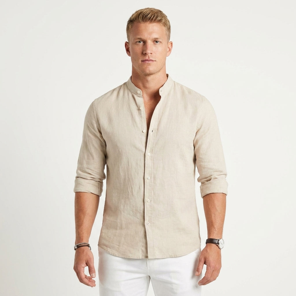 Chemise en lin homme été – chemise estivale en lin