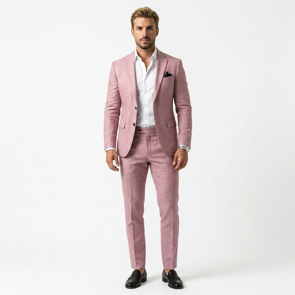 Costume homme deux pièces slim fit – Veste et pantalon élégants