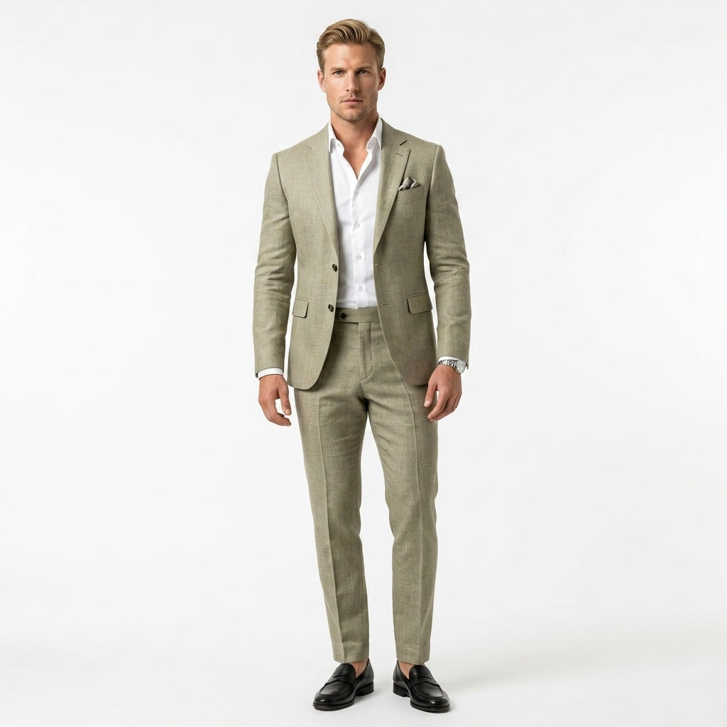 Costume homme deux pièces slim fit – Veste et pantalon élégants