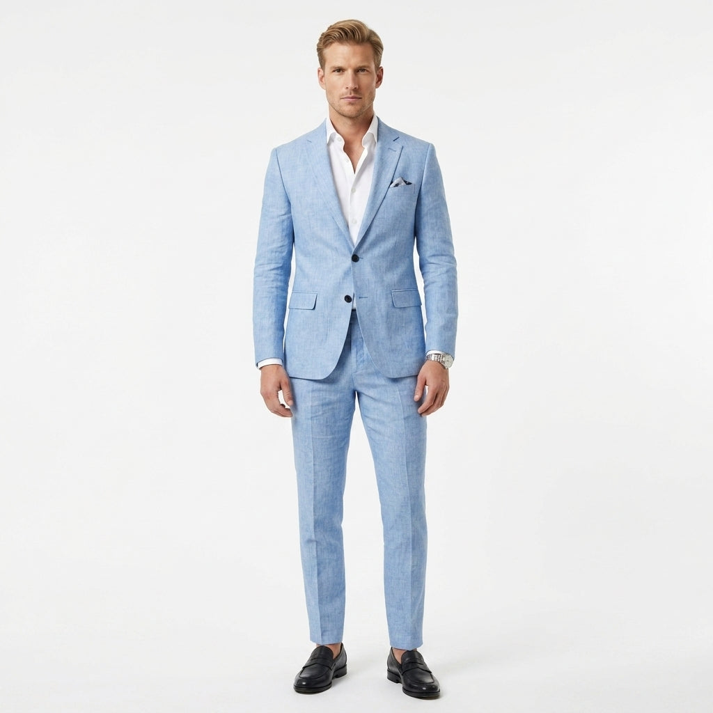 Costume homme deux pièces slim fit – Veste et pantalon élégants