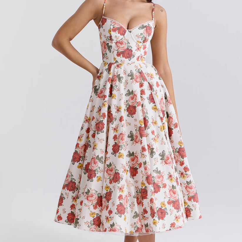 Robe maxi en tulle | Souligne la taille et affine la silhouette