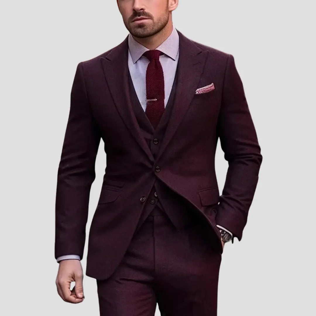 Costume trois pièces homme slim fit | Veste, gilet et pantalon