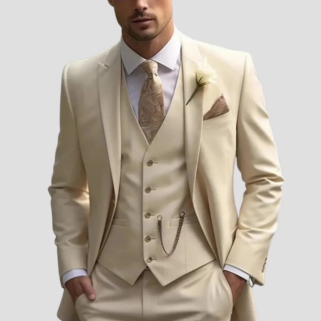 Costume trois pièces homme slim fit | Veste, gilet et pantalon
