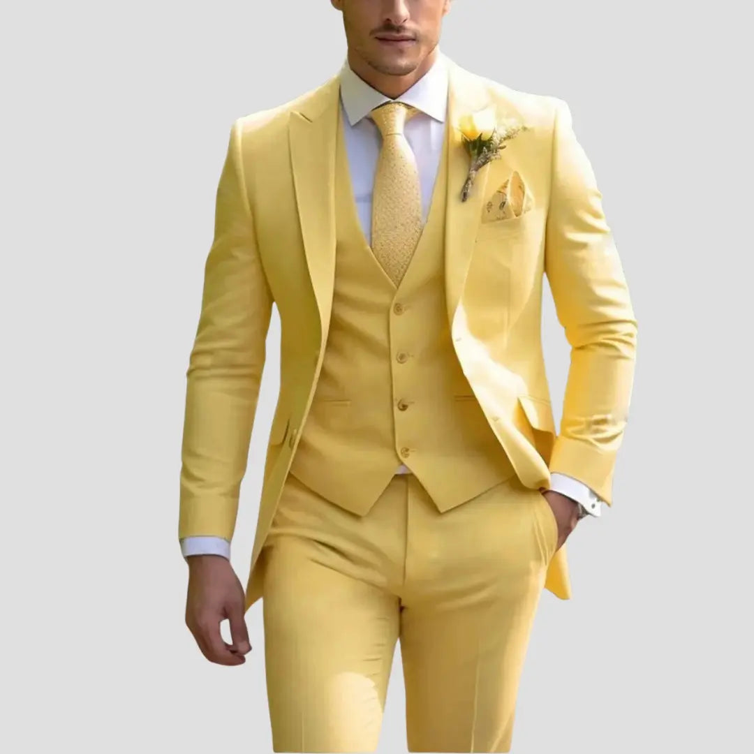 Costume trois pièces homme slim fit | Veste, gilet et pantalon