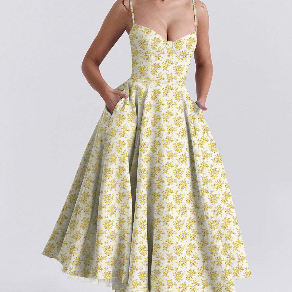 Robe maxi en tulle | Souligne la taille et affine la silhouette