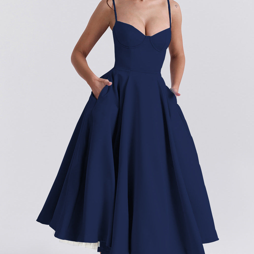 Robe maxi en tulle | Souligne la taille et affine la silhouette